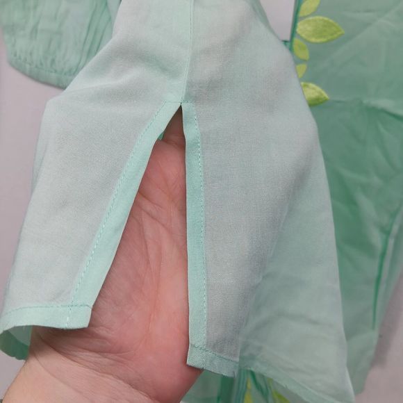 NWT/Bag Emily McCarthy New Proper Top SZ XS Yacca/Lemon 100% Tencel $220 MSRP - Picture 10 of 16